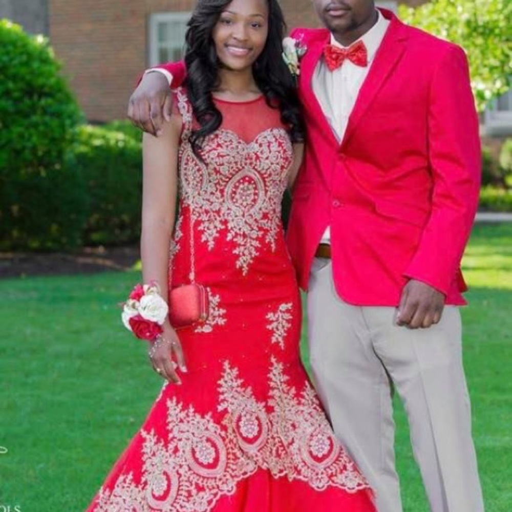 Tiffany Red Prom Dress
